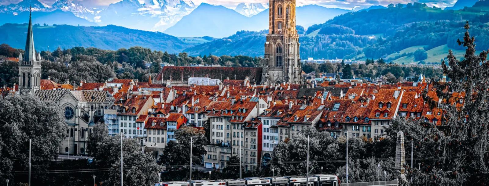 Blick über die Altstadt von Bern