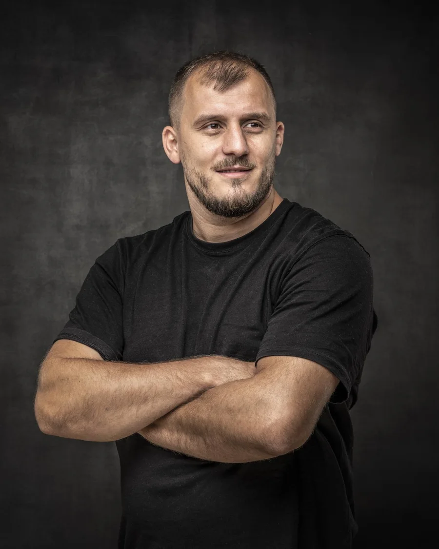 Porträt von Dardan Berisha, Geschäftsführer der gcg gmbh